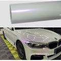 гланц Pearl White Purple Car Wrap Viny